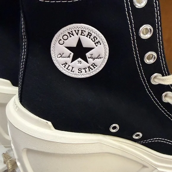 Chunky Converse Chuck Taylor Women’s All Star 75M Chick 70 De Luxe Heels - Picture 6 of 16